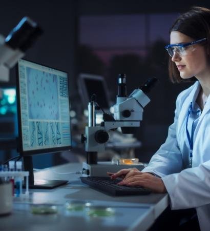 Caucasian,Female,Scientist,Working,On,A,Computer,In,The,Evening. Caucasian,Female,Scientist,Working,On,A,Computer,In,The,Evening.